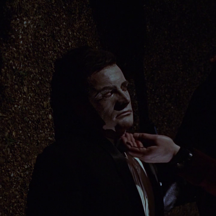 The James Bond mask from the opening sequence of From Russia With Love (1963)