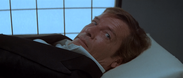 Roger Moore as James Bond in Moonraker (1979)