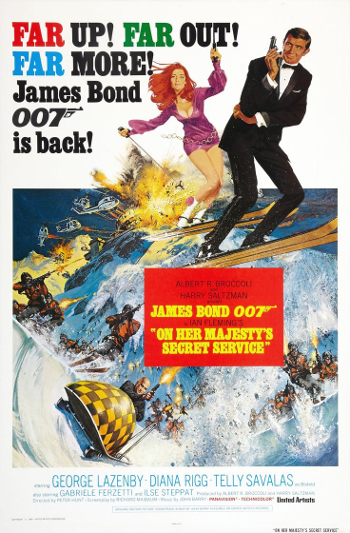 Poster for On Her Majesty's Secret Service (1969)