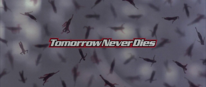 The Tomorrow Never Dies opening title card