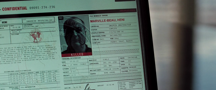 Heni Marville-Beau - Sniper Instructor (Killed)