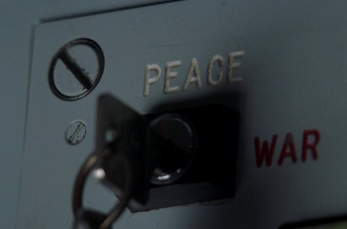 The key used to prepare to fire missiles from the HMS Chester in the opening sequence of Tomorrow Never Dies (1997)