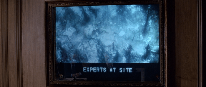 "Most Secret" footage of the 747 aircraft crash site after the Moonraker space shuttle was hijacked off its back in Moonraker (1979)