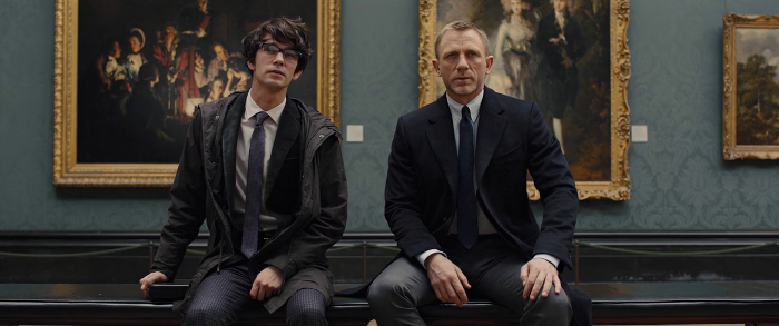 James Bond and Q observe The Fighting Temeraire in Skyfall (2012)